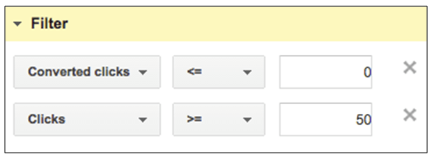 Exclude Search Queries PLA