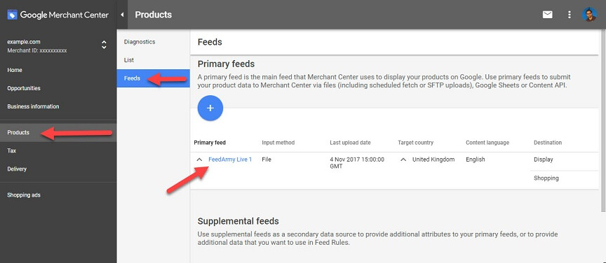 PLA Product Feed